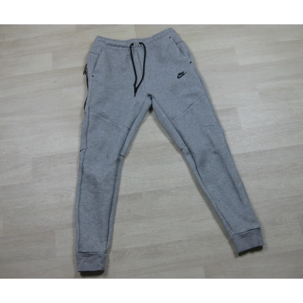Nike Tech Fleece Joggers Men's (M) Gray Sweatpants Tapered Athletic HV0959-063